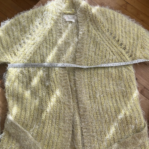 A by ANTHROPOLOGIE Yellow Duster Cardigan - Picture 12 of 12